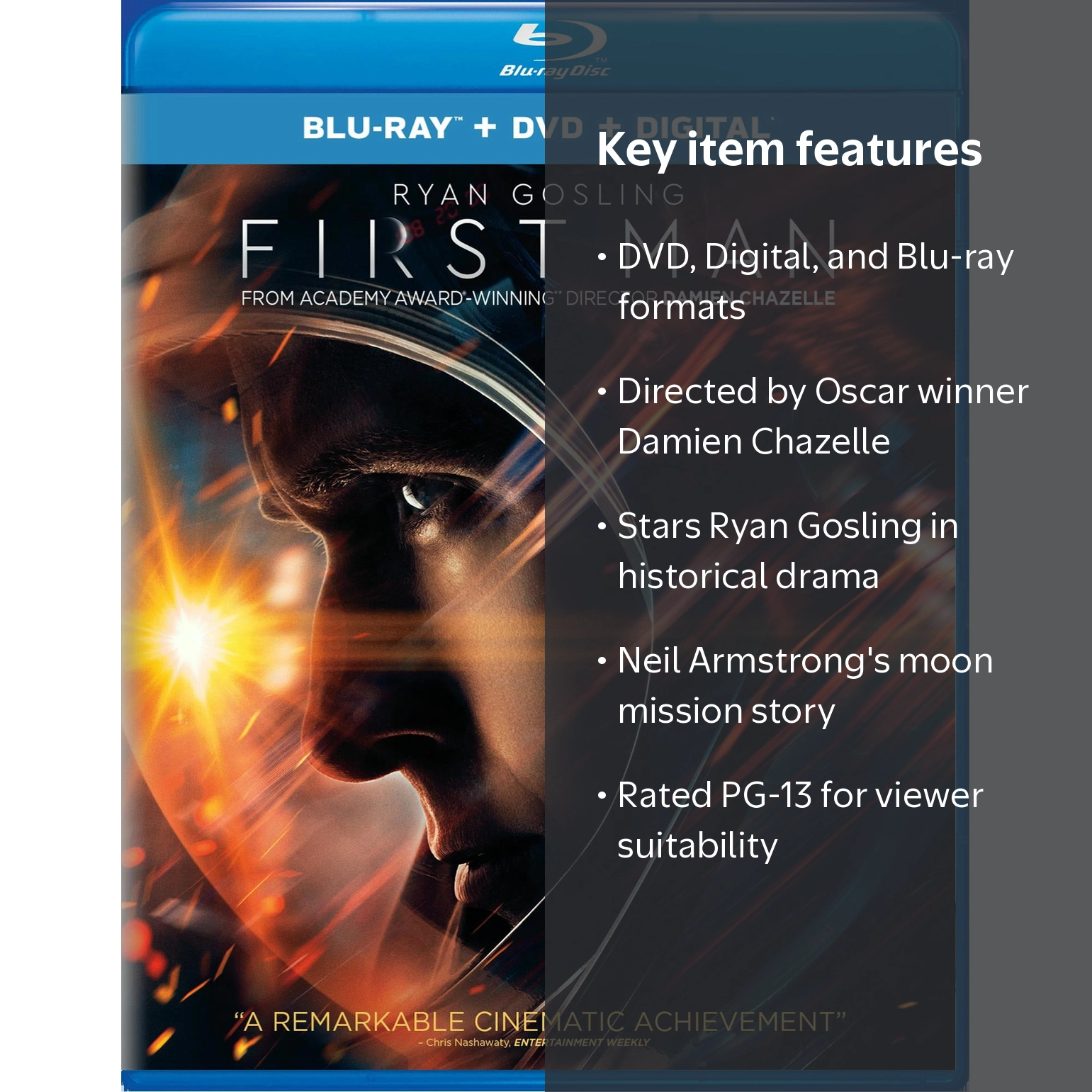 First Man (DVD + Digital) [Blu-ray] - Walmart.com