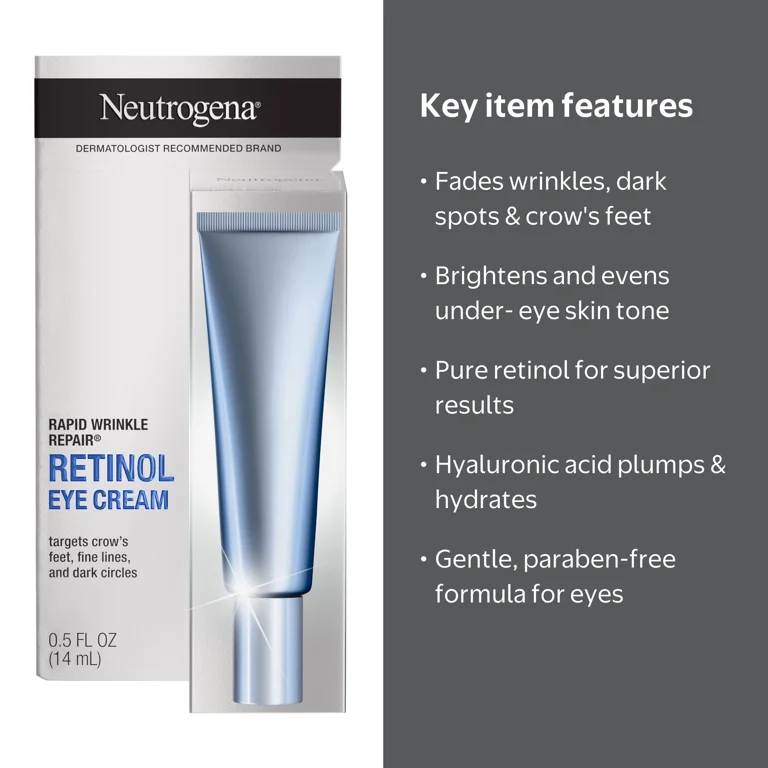 Neutrogena Rapid Wrinkle Repair Retinol Eye Cream, 0.5 oz