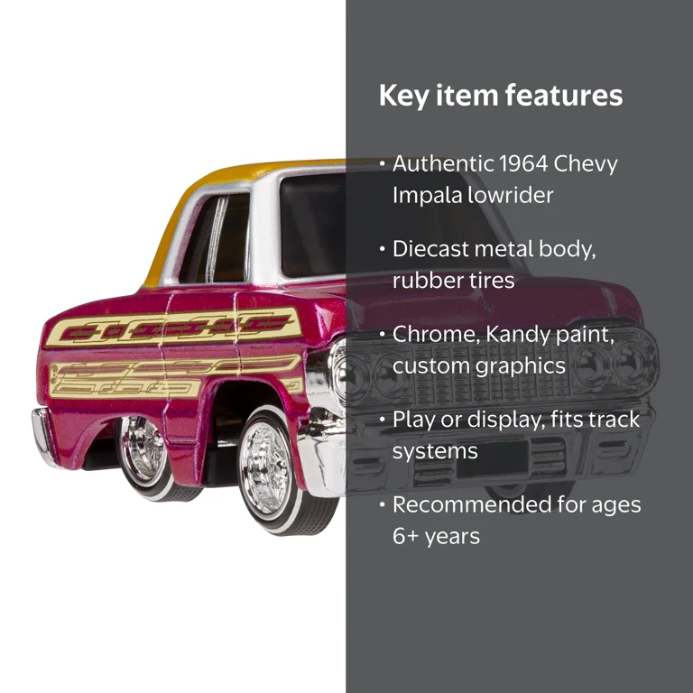 CarTuned Series 1 - 1964 Chevy Impala (Lowrider), Diecast Vehicle