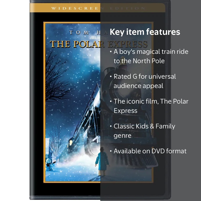 SDS, The Polar Express DVD, Family Holiday Classic, Kids & Family