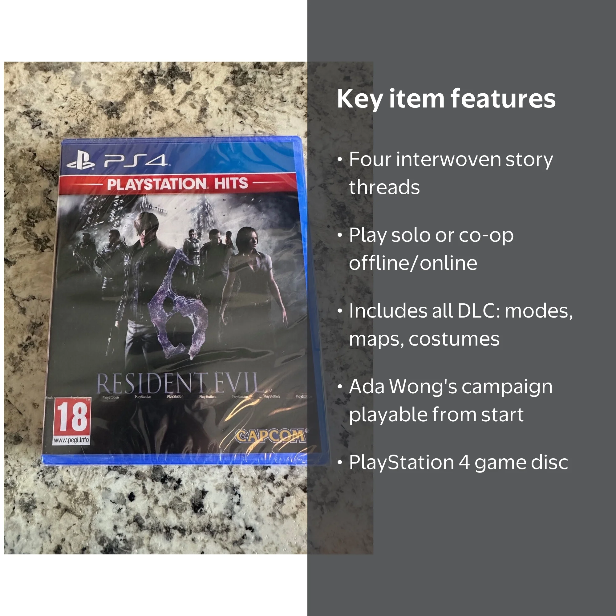 Brand New Factory Sealed Resident Evil 6 PS4 - Walmart.com