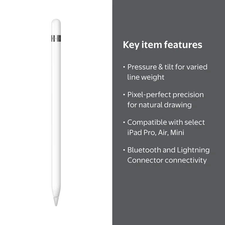Apple Pencil 1st Gen Digital Stylus Pen for iPad Pro, Air & Mini