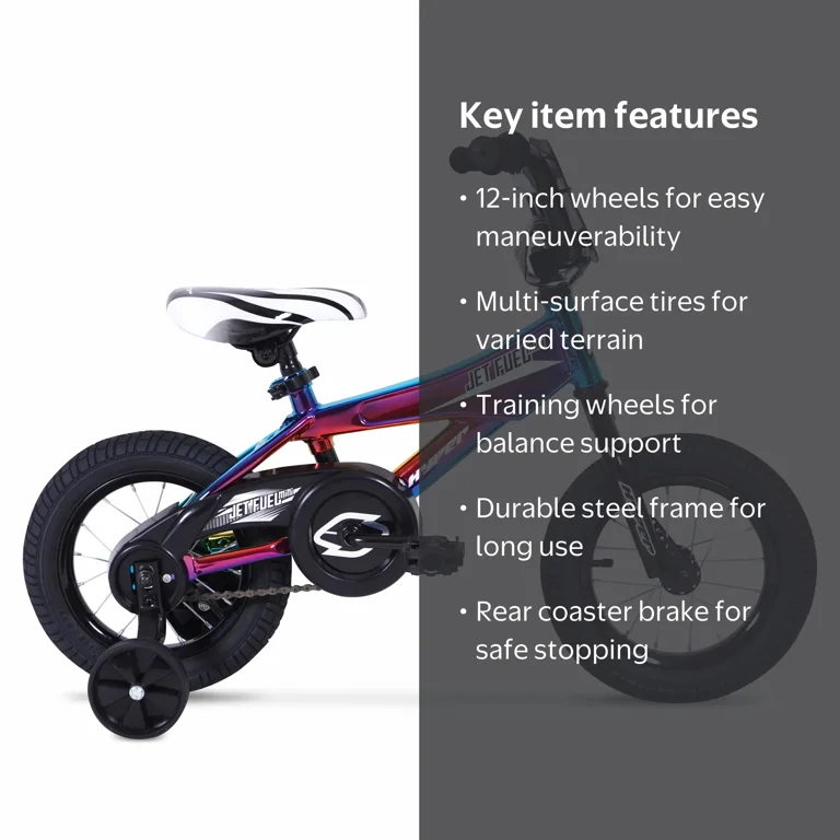 Hyper Bicycles 12 Jet Fuel Kids Bike - Training Wheels - Walmart.com