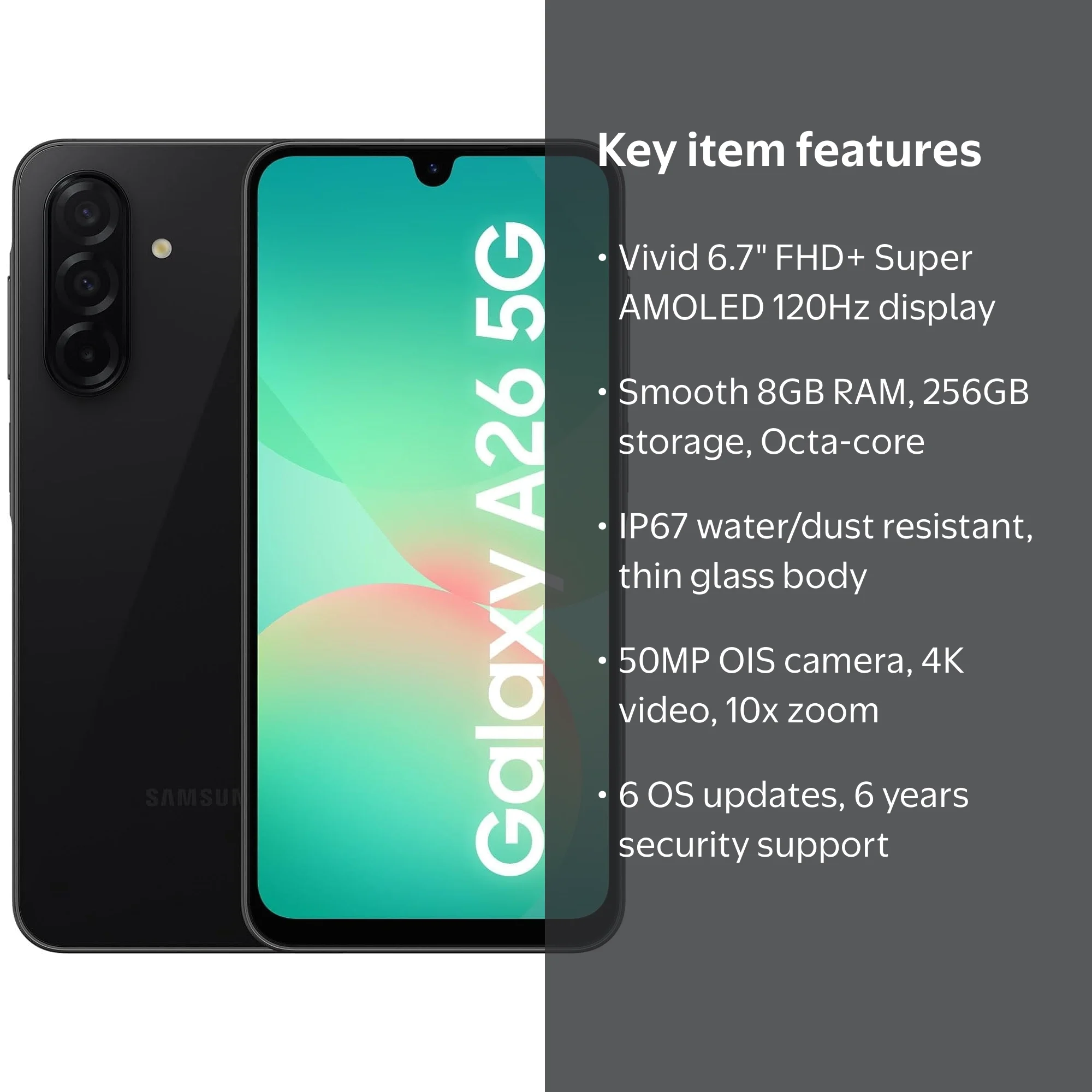 ☆Galaxy A26 5g 6/128GB 海外版 k2-_60a9c9eb-4eef-4917-ba07-