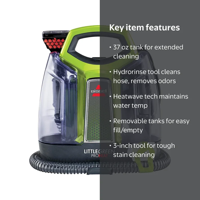 BISSELL Little Green ProHeat Portable Deep Cleaner 2513E with