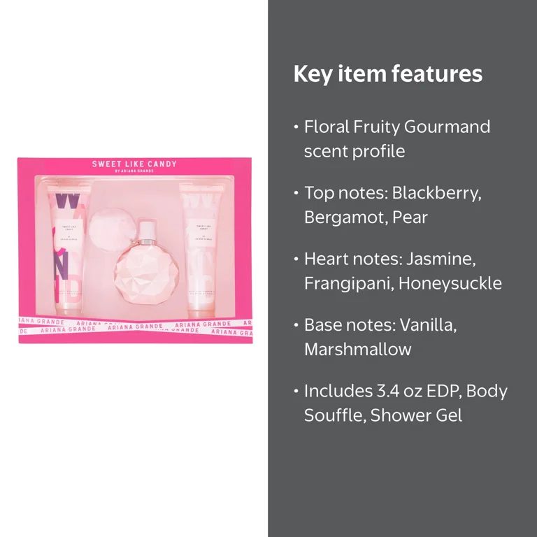 Ariana Grande Sweet Like Candy Eau de Parfum Gift Set, Floral