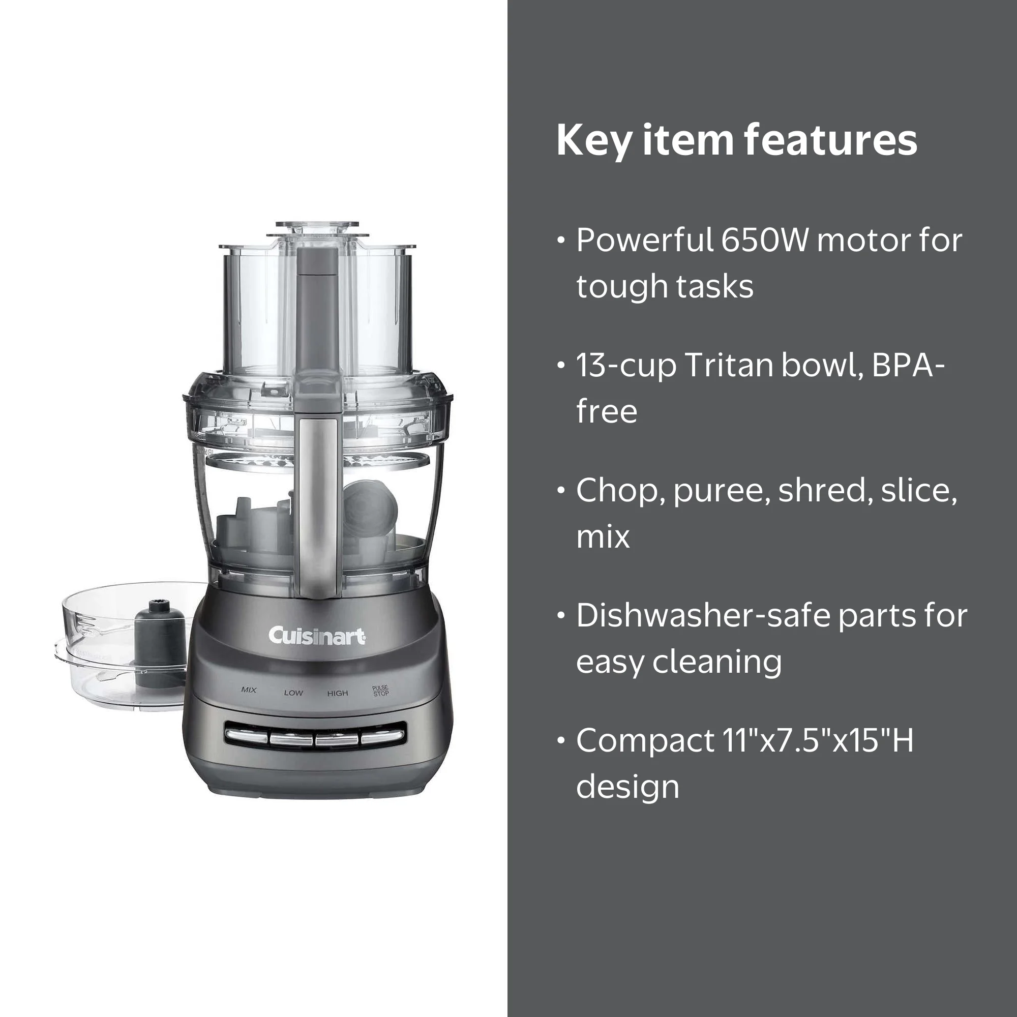 Cuisinart 13-Cup Multifunctional Food Processor | Complete Cooking