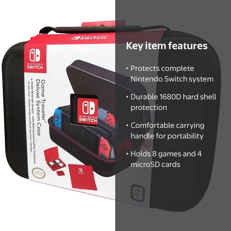 RDS Industries - Nintendo Switch Travel Kit: Deluxe Console Holder