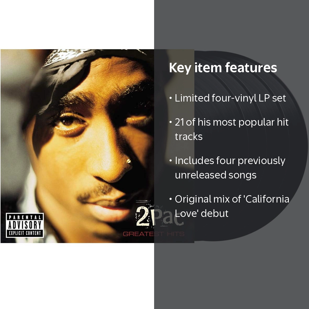 2Pac - Greatest Hits - Music & Performance - Vinyl - Walmart.com