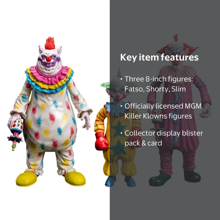Scream Greats - Killer Klowns from Outer Space - Fatso , Slim, and
