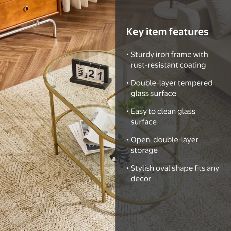 Ktaxon Rustic Coffee Table, 37.80