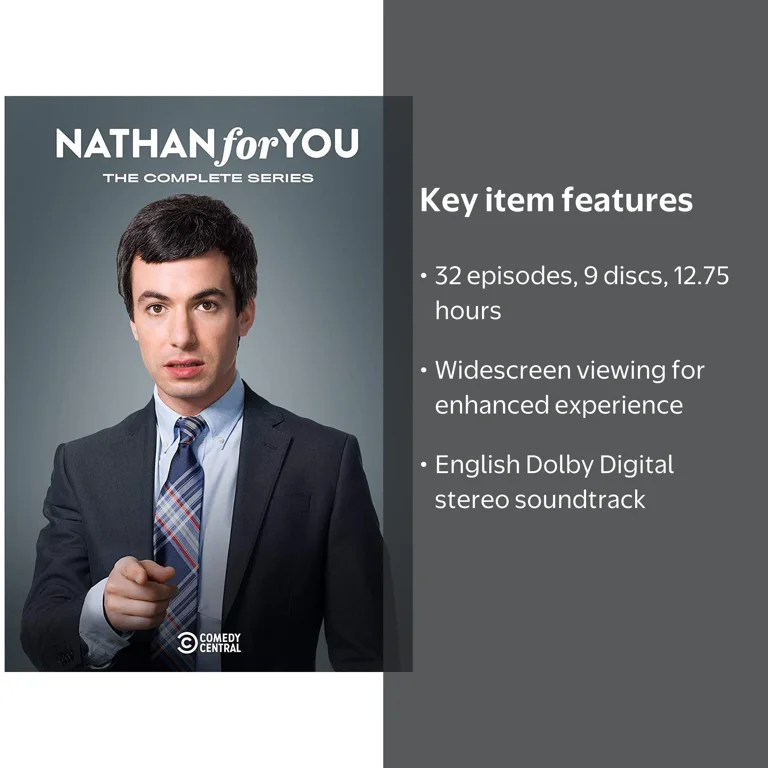 FOR YOU/フォーユー【DVD】全6巻セット Nathan for You, The Complete Series, 32 episodes on 9 discs
