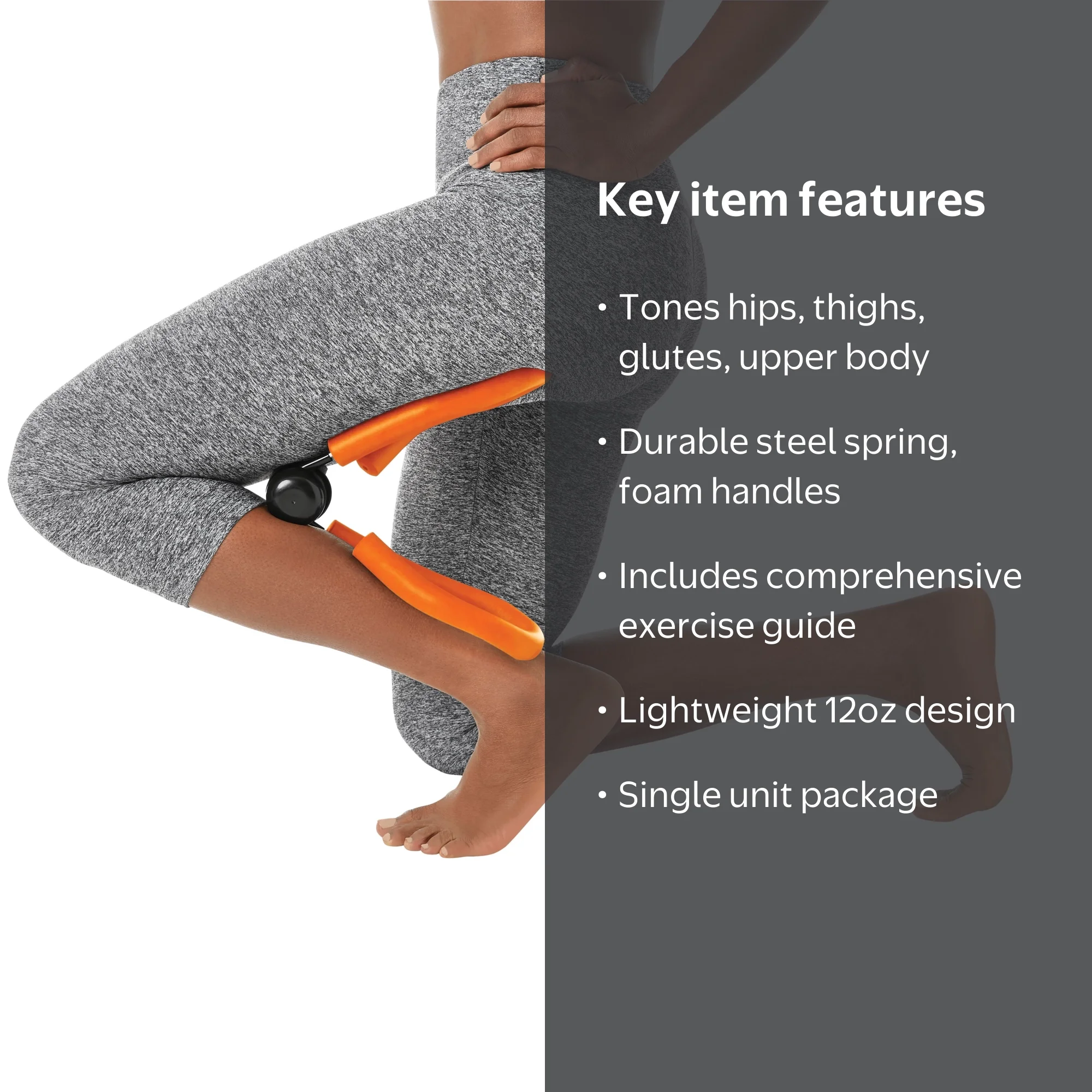 【ジャンク品】MONIKA Trainer 電気刺激トレーニング Athletic Works Foam Thigh Toner, Works Hips, Thighs, and Glutes, 1