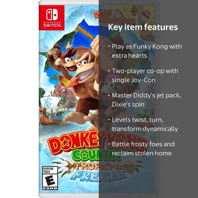 Donkey Kong Country: Tropical Freeze Classic Game - Nintendo