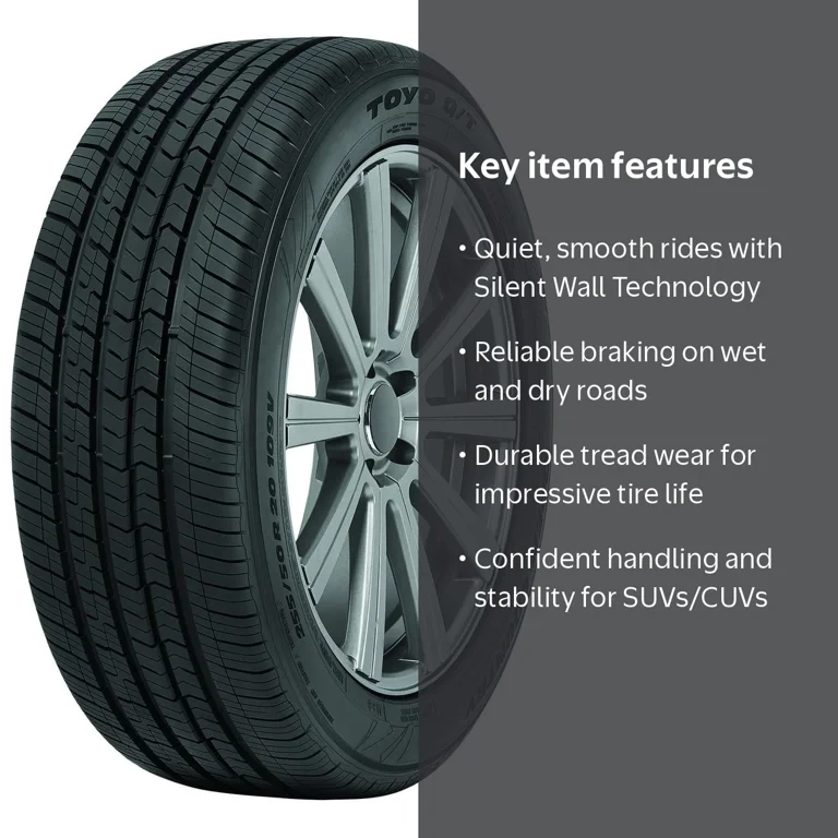 Toyo, SUV Crossover Tire, 235/55R20 102V All Season Black Toyo, SUV Crossover Tire, 235/55R20 102V All Season Black