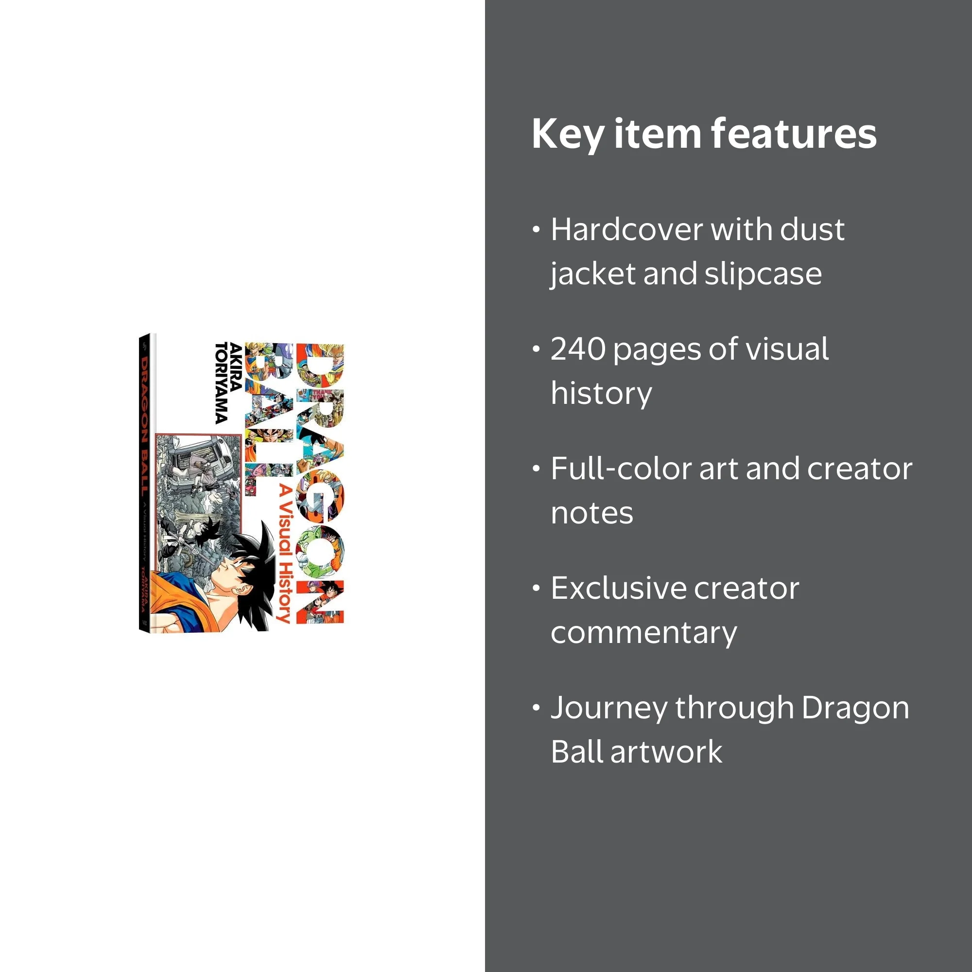 Dragon Ball: A Visual History Hardcover - Comprehensive Art Book
