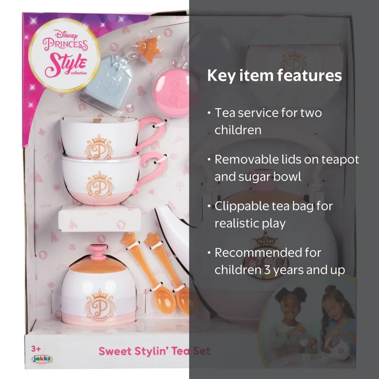 Disney Princess Style Collection Sweet Stylin' Pretend Tea Playset