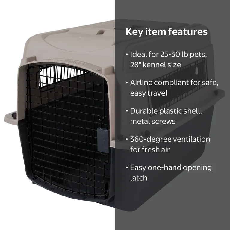 Petmate® Ultra Vari Plastic Travel Dog Kennel 28