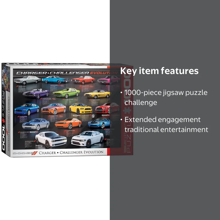 Eurographics, Puzzle, Dodge Charger Challenger Evolution 1000