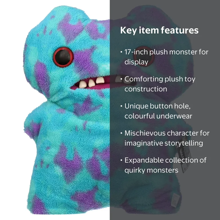 Fuggler Bigg Fugg Gaptooth McGoo Plush - Walmart.com