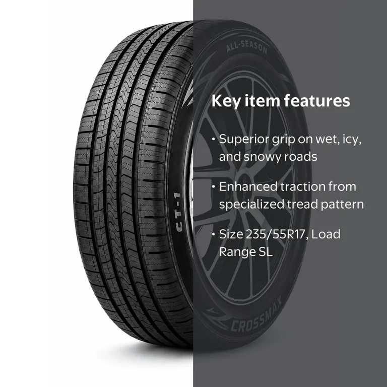 Crossmax CT-1 All Season Passenger Tire, 235/55R17 99V