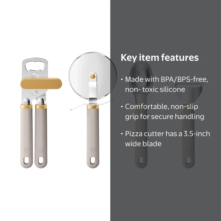 Beautiful 4-Piece Essentials Gadget Set, Porcini Taupe by Drew
