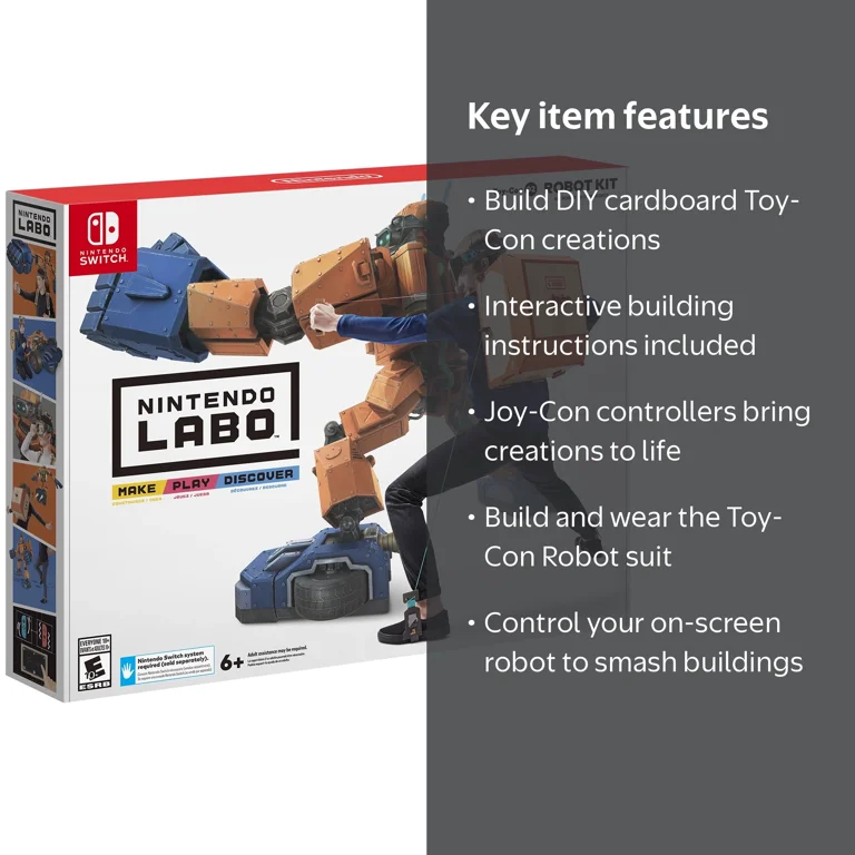 Nintendo, Toy-Con Robot Kit, 02, for Nintendo Switch - Walmart.com