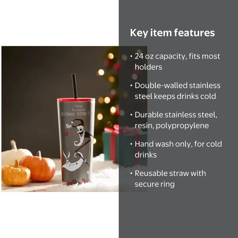 The Nightmare Before Christmas Stainless Steel Starbucks Tumbler