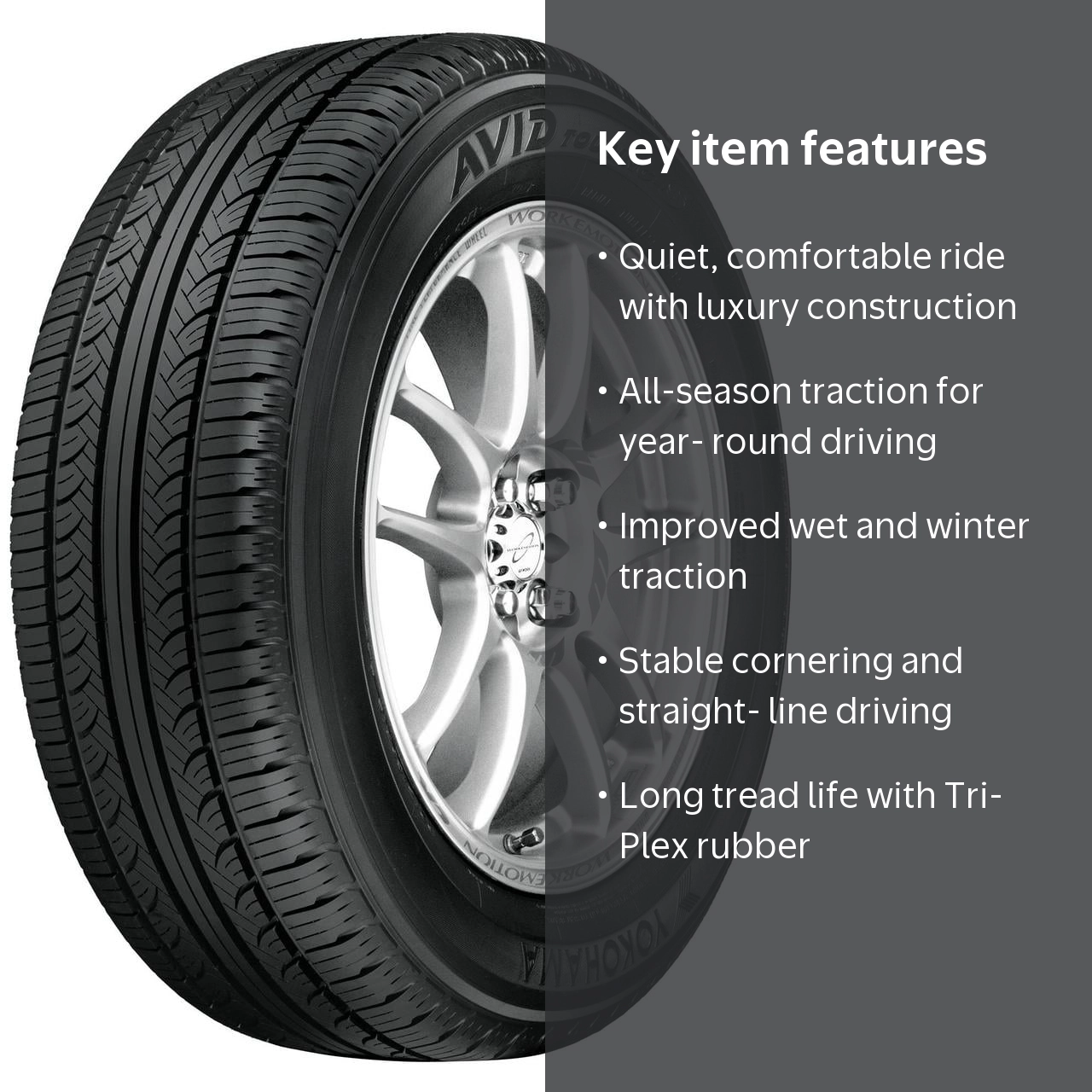 Yokohama Avid Touring 215/60R15 - Economy tires for retail