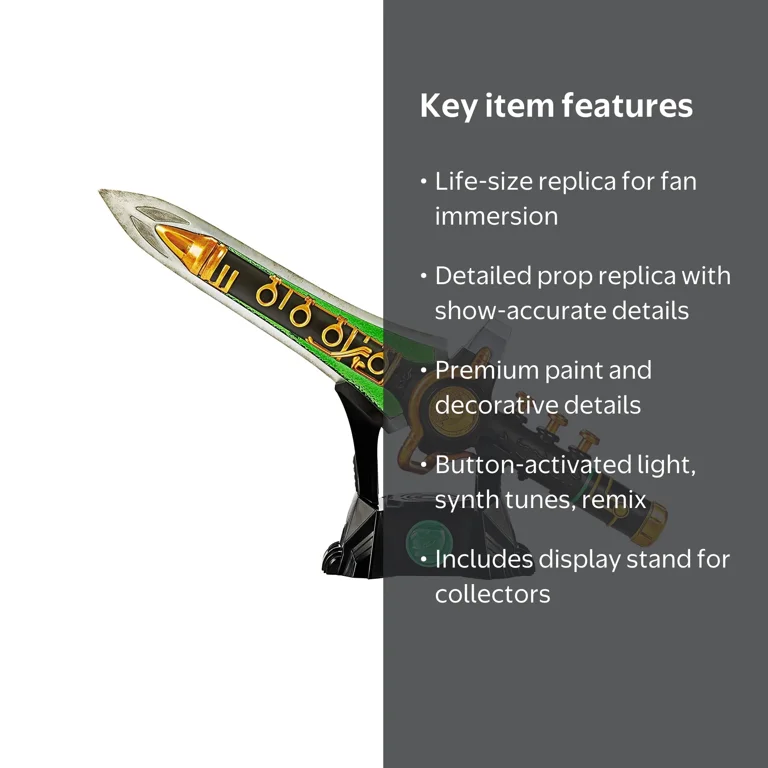 Hasbro Power Rangers Lightning Collection Dragon Dagger Prop