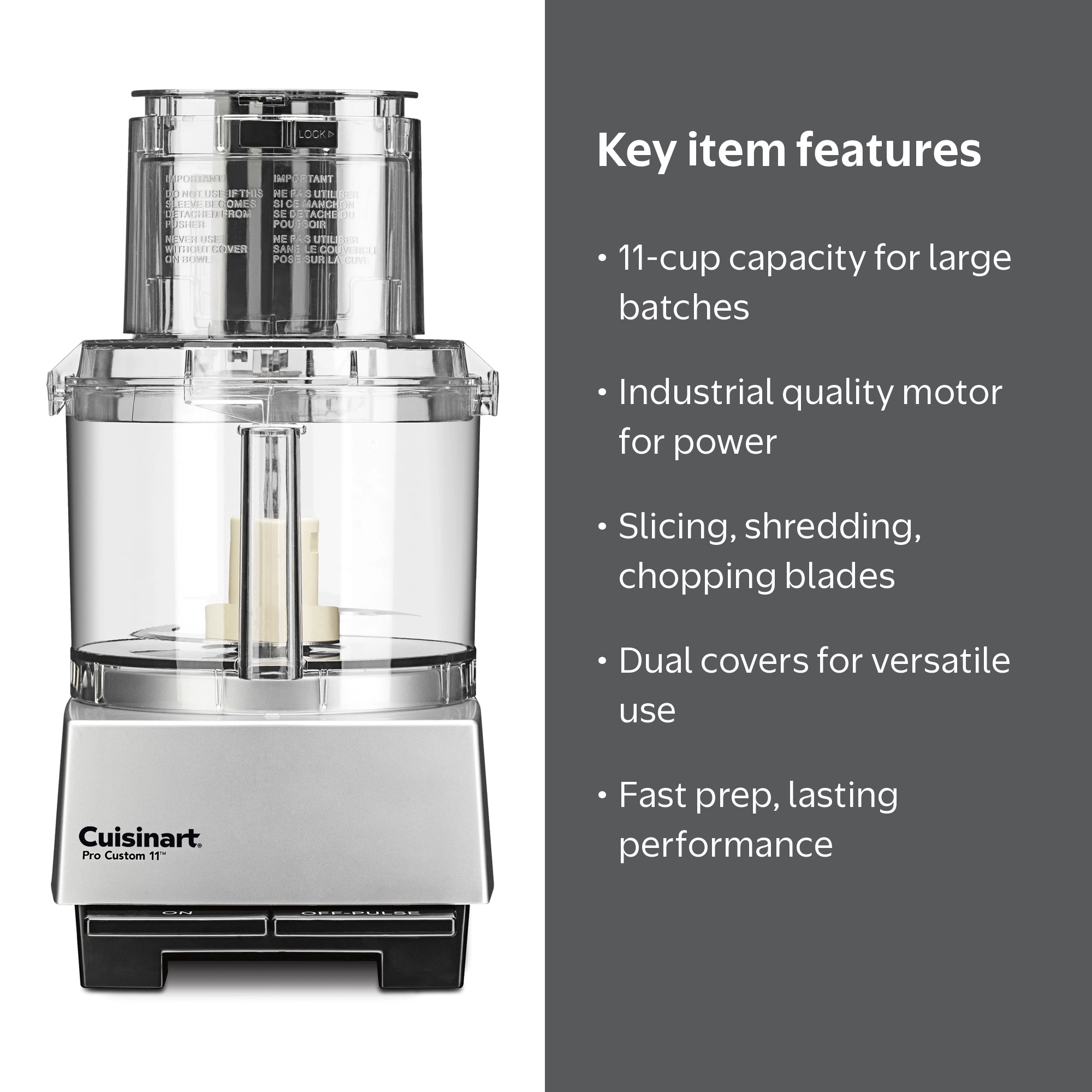 Cuisinart Food Processor Pro Custom 11‚Ñ¢ 11 Cup Stainless Steel