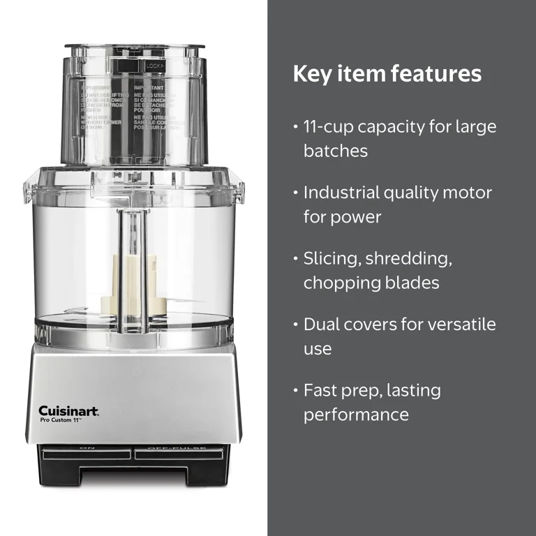 Cuisinart Food Processor Pro Custom 11‚Ñ¢ 11 Cup Stainless Steel
