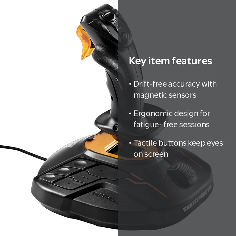 Thrustmaster T16000M FCS Flight Stick, Hall Effect Joystick