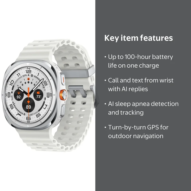 Samsung Galaxy Watch Ultra 47mm LTE Titanium Smart Watch, Titanium