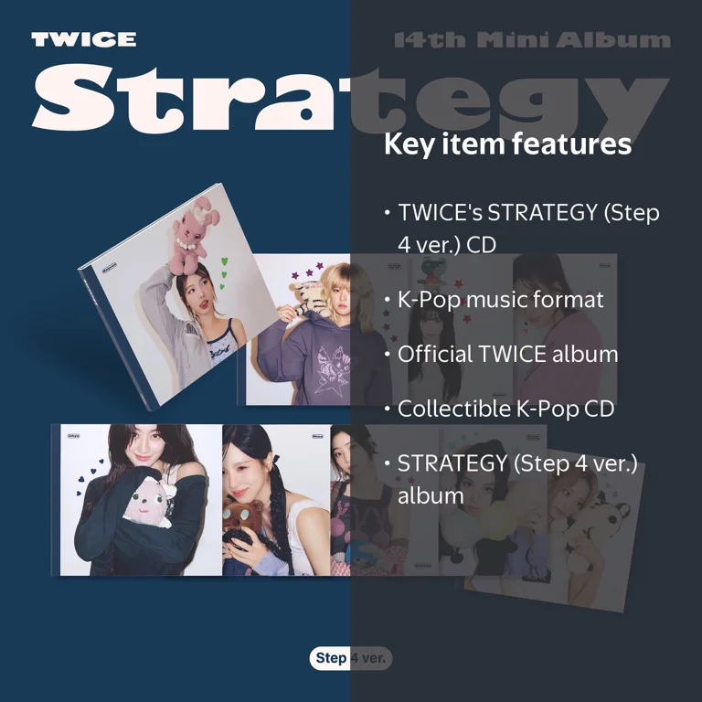 JYP Entertainment, TWICE - STRATEGY CD, Step 4 ver., K-Pop