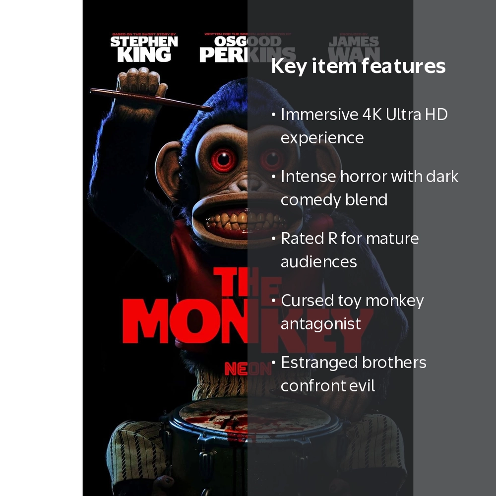 Anderson, The Monkey 4K Ultra HD + Blu-ray, Decal-Neon, Horror