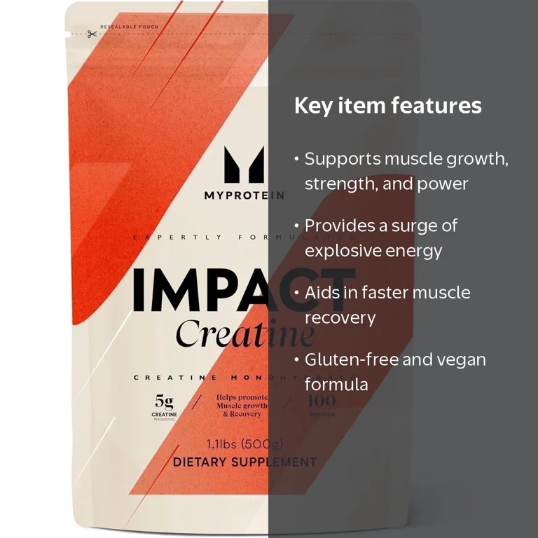 Myprotein, Creatine Monohydrate Powder, 100 Servings - Walmart.com