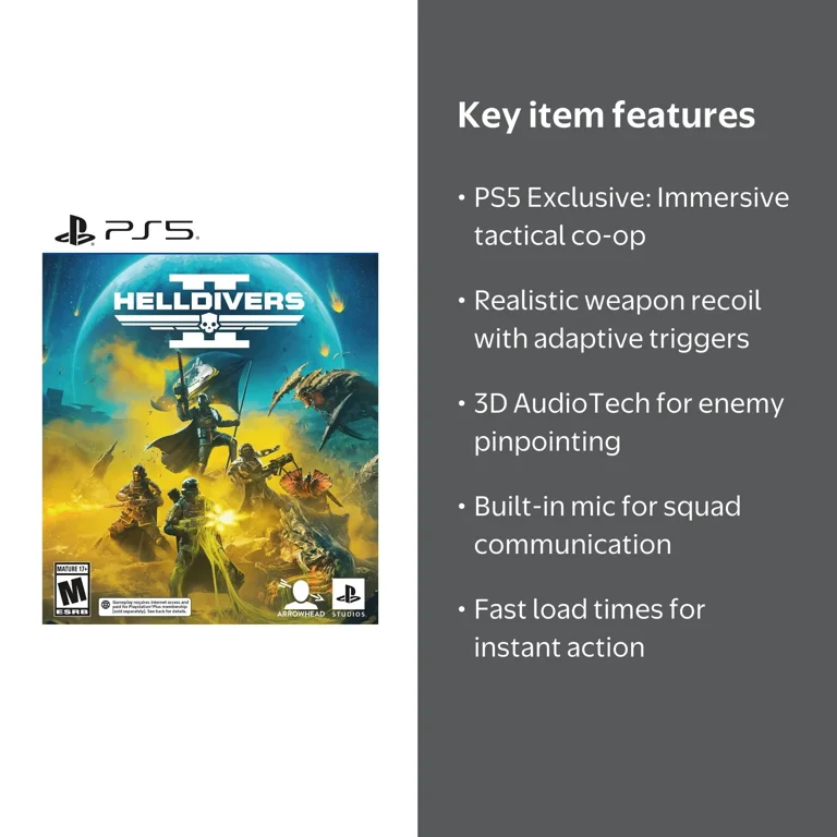 PlayStation, Helldivers 2 Video Game, PS5, Galactic War Battle