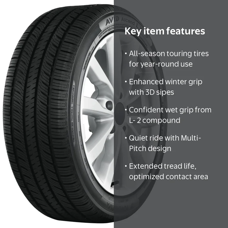 Yokohama, Passenger Tire, all season, 225/65R17 102H, black