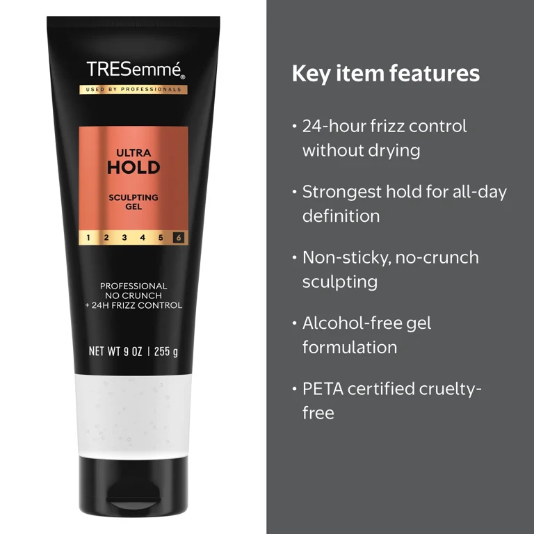 TRESemm√© Ultra Hold Hair Styling Gel 9 oz Frizz Control