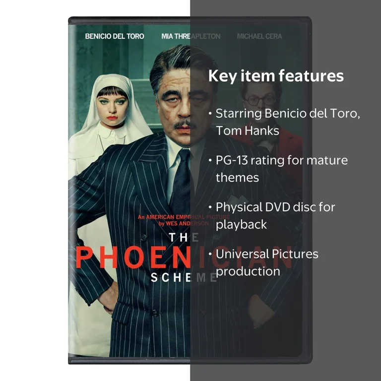 The Phoenician Scheme (DVD), Action, Universal - Walmart.com