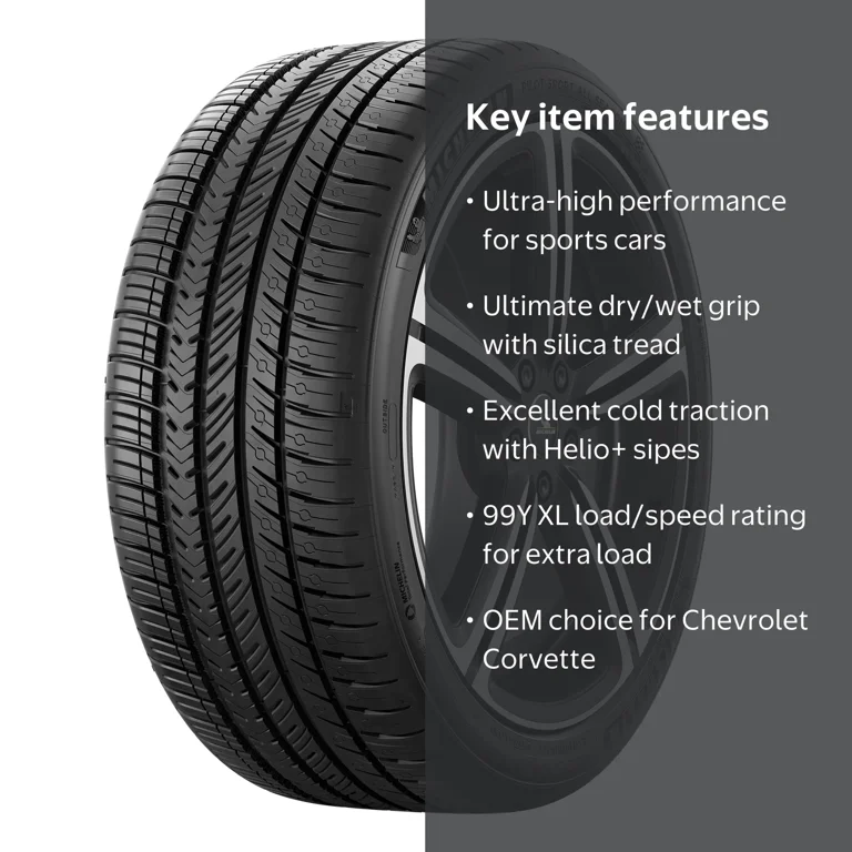 Michelin, Passenger Tire, 275/35ZR18 99Y XL, All Season - Walmart.com
