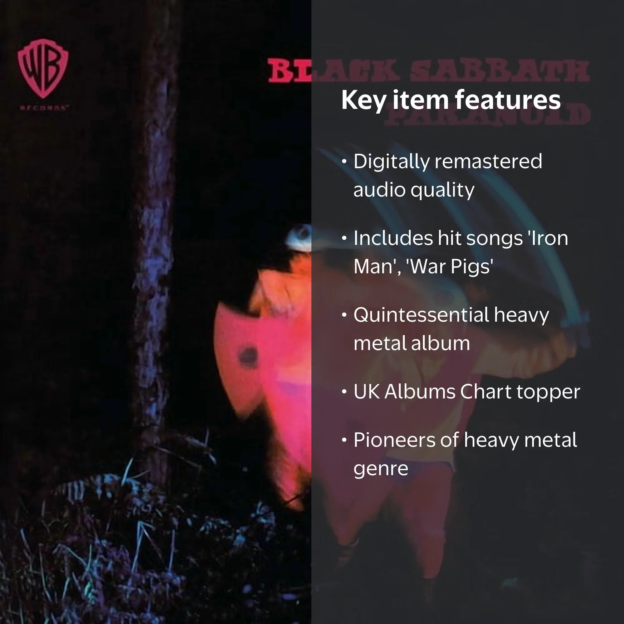 Black Sabbath - Paranoid - Music & Performance - CD - Walmart.com