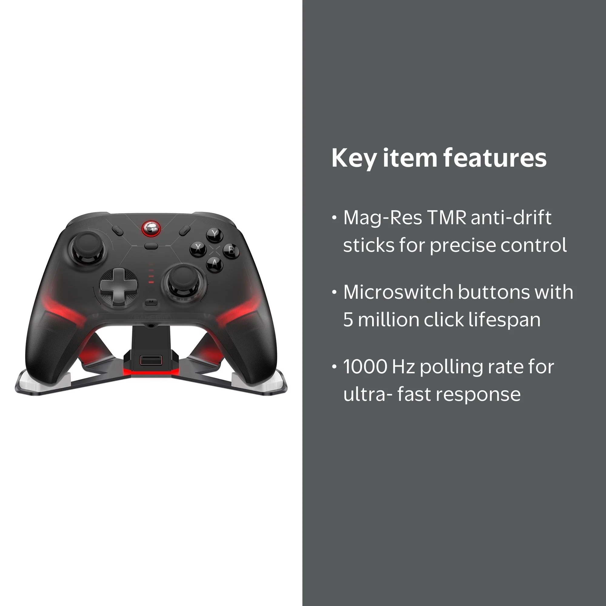 GameSir, Cyclone 2 Enhanced Multi-Platform Controller, Black