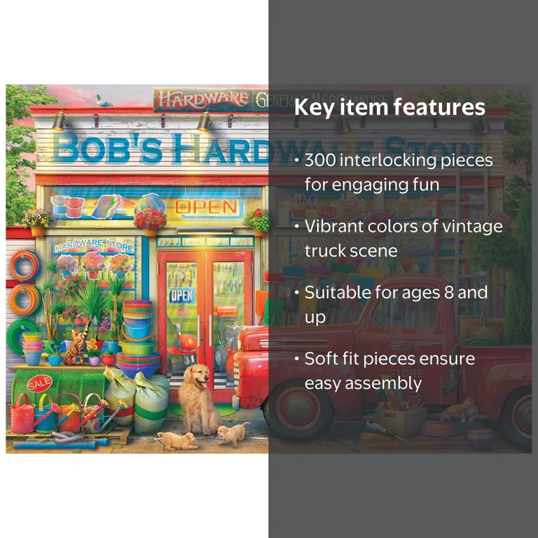 RoseArt Colorluxe 300-Piece Bob's Hardware Store Adult
