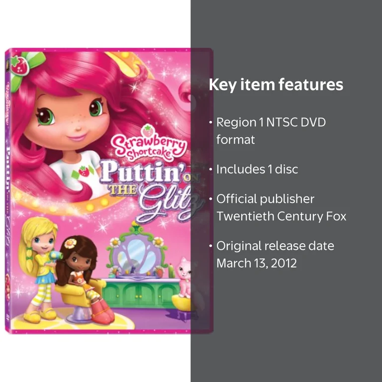 Strawberry Shortcake - Puttin on the Glitz [DVD] - Walmart.com