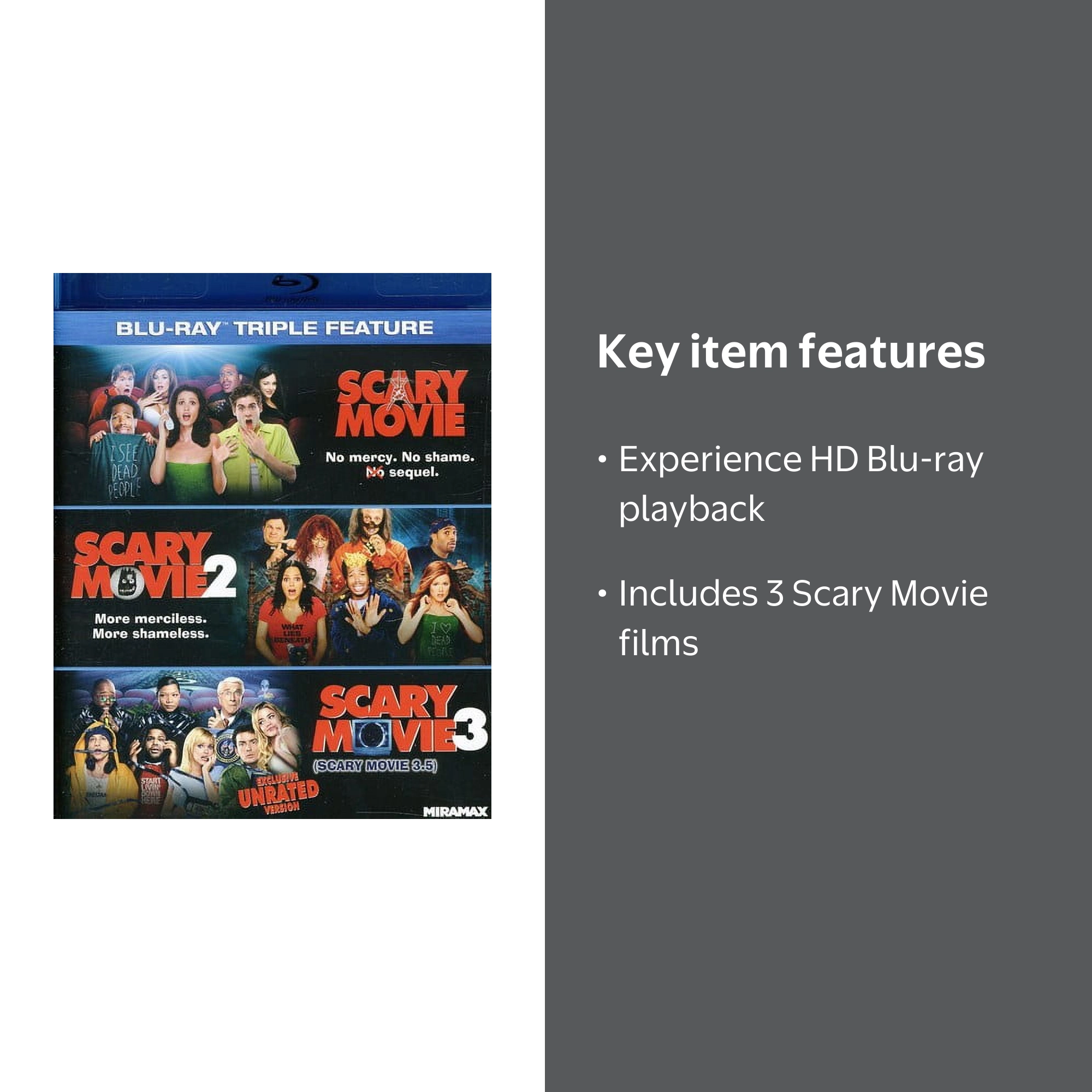 Scary Movie 1-3 (Blu-ray) - Walmart.com
