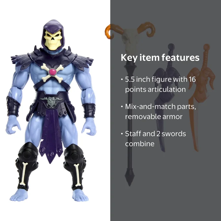 Masters of the Universe, Action Figure, Skeletor 5.5 Inch