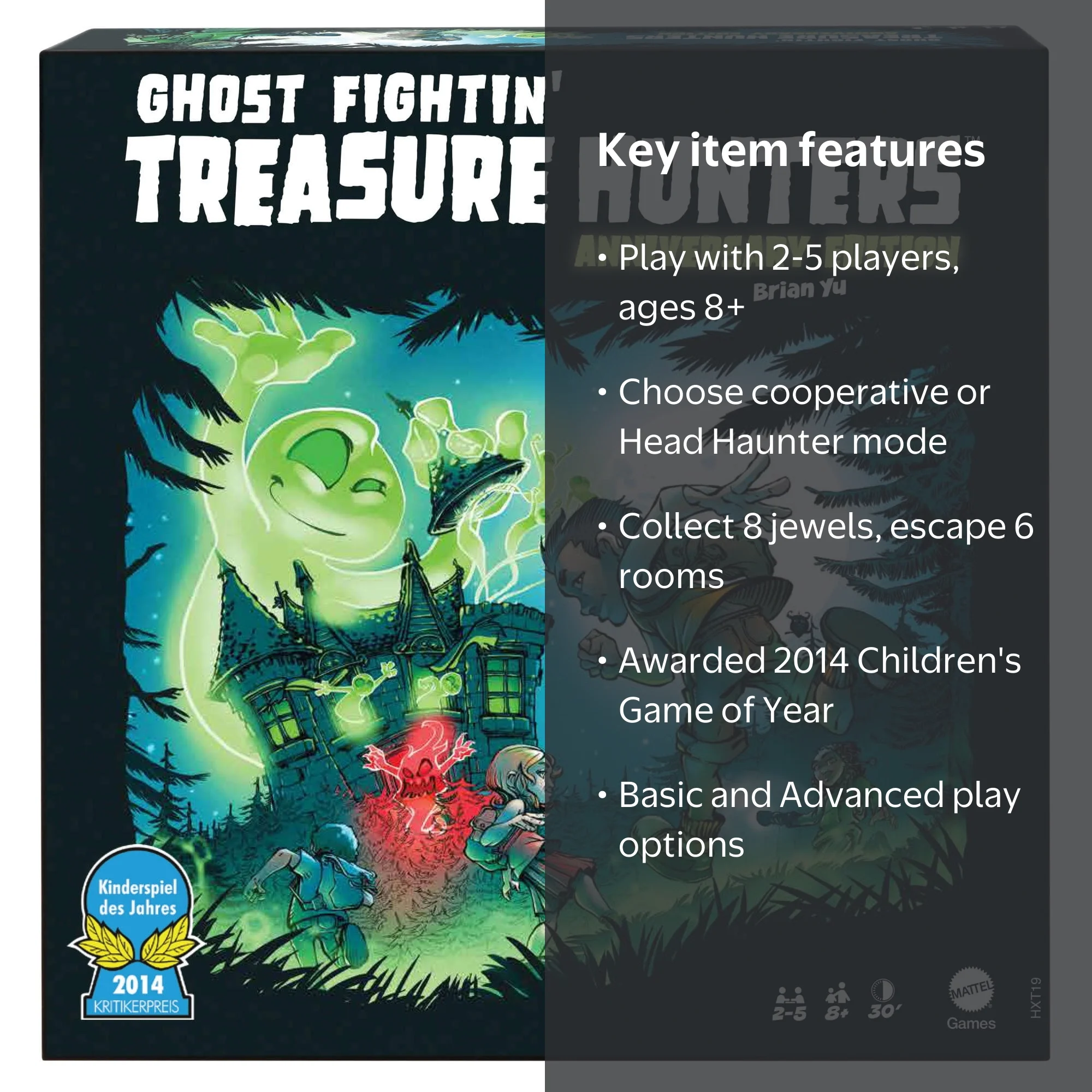 Mattel Ghost Fightin' Treasure Hunters Anniversary Board Game, 2