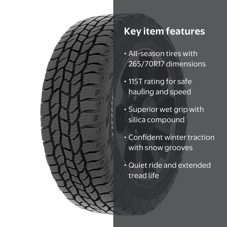 Cooper Discoverer All-Terrain 265/70R17 115T Tire - Walmart.com